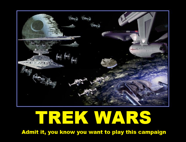 star wars vs star trek ships. Demotivational Poster: Trek